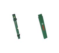 Bosch Spirit Level 60cm (with 2 Marking Sliders; Horizontal and Vertical Fluorescent Bubbles; Metric Scale; Aluminum Body; Softgrip Bumpers; V-Groove) + Bosch Folding Ruler 2m