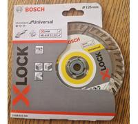 Bosch Accessories 1x Diamond Cutting Disc Standard for Concrete (for Concrete, Cellular Concrete, Ã˜ 125 x 22,23 x 1,6 x 10 mm, Accessories for Angle Grinders)