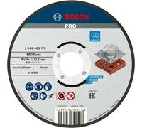 Bosch 1x PRO Stone Longlife Cutting Disc for Small Angle Grinder and Bore 22.23 mm (for Hollow brick building block, Marble, Ø 125 mm, Professional Accessory Small Angle Grinder)