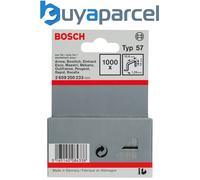 Bosch Staples for tackers Fine wire staple type 57 2609200233