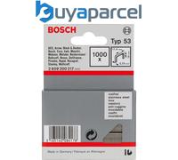 Bosch Staples for tackers Type 53 fine wire staple stainless 2609200217