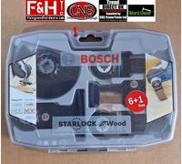 Bosch 2608664623 Starlock Wood Working Multi-Tool Blade Set (7 Piece)