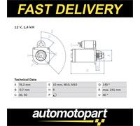 BOSCH 0 986 016 660 Starter motor
