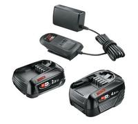 Bosch Starter-Set 18V - 2 x Akku (2,0 Ah + 4,0 Ah) Battery & charger set