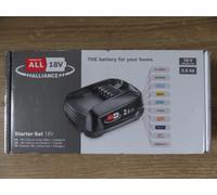 Bosch 18V Battery and Charger Starter Set (1× 2.5 Ah Battery, AL 18V-CV Charger, Carton Packaging)