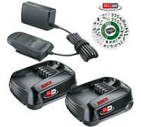 Bosch Starter Set 18V Pba 2X 1.5Ah Battery + Compact Charger Kit - Power For All