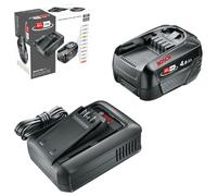 Bosch Starter Set 18V with Battery and Fast Charger (1 x 4.0 Ah Lithium-ion Battery; 1 x Fast Charger; POWER FOR ALL 18V Alliance)