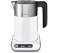 Bosch Styline TWK8631GB Variable Temperature Cordless Kettle, 1.5 Litres,3000W - White