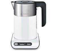 BOSCH Styline TWK8631GB Variable Temperature Jug Kettle - White, White,Silver/Grey