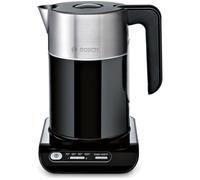 BOSCH Styline TWK8633GB Variable Temperature Jug Kettle - Black, Black,Silver/Grey
