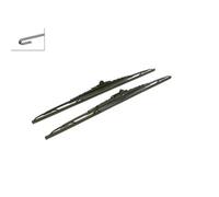 Bosch Wiper Blade Twin Spoiler 657S, Length: 650mm/650mm - Set of Front Wiper Blades