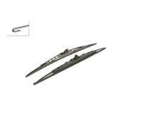 Bosch Super Plus Spoiler Windscreen Wiper Blade Set Front 465S - 475 / 475mm