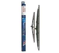 Bosch SuperPlus SP 22/16 S - Front Windscreen Wiper - Set of 2 Replacement Blades, Comes with Pre-assembled Quick-Clip Adapter - 2 Blades, 550mm/400mm - Only for right-hand drive (UK)