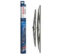Bosch SuperPlus Spoiler SP21/18S - Front Windscreen Wipers - Set of 2 Replacement Blades - Comes with Pre-assembled Quick-Clip Adapter - 2 Blades, 530mm/450mm