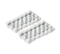 Bosch System Accessories GlassVAC - Small Replacement Microfibre Cloths | For GlassVAC window vacuum cleaner, for glass and smooth surfaces, pack of 2
