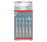 Bosch T118 B Metal Cutting Jigsaw Blades Pack of 5