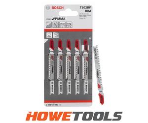 BOSCH T102BF (pkt of 5) Clean for PMMA 92mm