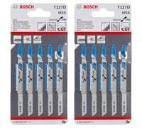 Bosch T127D (2608631017) Aluminium Cutting 3-15Mm Jigsaw Blades (10 Pack)