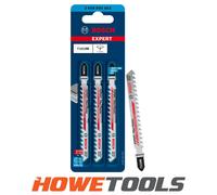 BOSCH T141TC/HM (pkt of 3) Endurance fiberplaster 100mm