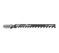 Bosch T144D Jigsaw Blades Fast Wood Cutting (Pkt 5)