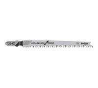 Bosch 5x T 234 X Progressor for Wood Jigsaw Blade (for Softwood, Plywood, Length 117 mm, Professional Accessory Jigsaw)