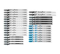BOSCH T30C T-Shank Multi-Purpose Jigsaw Blades, 30 Piece, Assorted, Jig Saw Blade Set for Cutting Wood and Metal