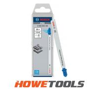 Bosch 25x PRO Metal Pipes and Profiles T321AF Jigsaw Blade (for Metal Pipes and Profiles, Sheet Steel, Length 132 mm, Professional Accessories Jigsaw)