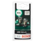 Bosch T4W 12V 1W LED Retrofit Car Multi-Fit Bulbs Twin Pack