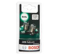 Bosch T4W 12V 1W LED Retrofit Car Multi-Fit Bulbs Twin Pack