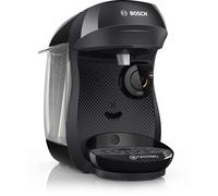 Bosch Tassimo Happy Capsule Machine TAS1002N Coffee Machine Over 70 Drinks, Fully Automatic, Suitable for All Cups, Space-Saving, 1400 W, Black/Anthr