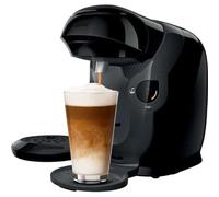 BOSCH - Tassimo Happy Friendly Multi-Drink Coffee Maker, Up to 70 Drinks, OneTouch, Single Brew, Compact Design, Intellibrew, Black, TAS112E