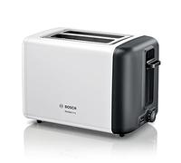 Bosch TAT3P421GB DesignLine Toaster, Stainless Steel, 970 W, White