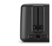 Bosch TAT3P423GB DesignLine Toaster, Stainless Steel, 970 W, Black