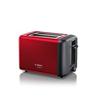 Bosch TAT3P424DE toaster 2 slice(s) Black,Red 970 W