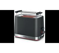 Bosch TAT4M223GB MyMoment Compact Toaster, 2 Slice, Black