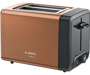 Bosch TAT4P429 toaster 2 slice(s) 970 W Black, Brown