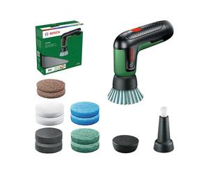 Bosch TAYDO (UniversalBrush 4V) Cordless Electric Brushes (1x brush, 1x detailed brush, 1x pad holder, 10x pad set, soft bag)