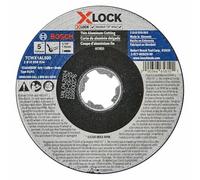 BOSCH TCWX1AL500-25-Piece 5 in. x 1/16 in. X-Lock Arbor Type 1A (ISO 41) 46 Grit Metal Cutting Abrasive Wheel