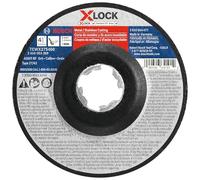 BOSCH TCWX27S450-25-Piece 4-1/2 in. x 0.045 in. X-Lock Arbor Type 27A (ISO 42) 60 Grit Fast Metal/Stainless Cutting Abrasive Wheel