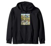 Bosch The Garden of Earthly Delights #2 for Artists Zip Hoodie