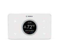 Bosch Thermotechnology BCC50 Wi-Fi Thermostat-Works with Alexa and Google Assistant, All-in-One, Touch Screen, Safety Control, Smart Home, White