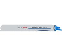 Bosch 25x PRO Thick Metal S1137HBF Precise Reciprocating Saw Blade (for Metal Pipes and Profiles, Non-Ferrous Metals, Length 225 mm, Professional Accessory Reciprocating Saw)