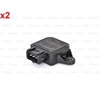 BOSCH Throttle Position Sensor 2x Fits ALFA ROMEO ASIA MOTORS 84-13 0280122001