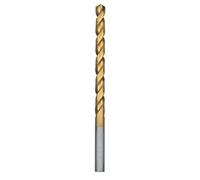 BOSCH TI2142 1-Piece 15/64 in. x 3-7/8 in. Titanium Nitride Coated Metal Drill Bit with 3/8 in. Reduced Shank for Applications in Heavy-Gauge Carbon Steels, Light Gauge Metal, Hardwood
