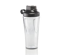 Bosch ToGo bottle MMZBT01B, smoothie to go bottle 0.6 L, shatterproof, robust, drinking bottle with lid, tasteless, suitable for OptiMUM food processor, VitaPower series 4 and VitaPower series 2