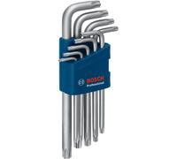 Bosch Professional 1600A01TH4 9-Piece Set Torx Allen Key Set Blue