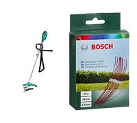 Bosch Trimmer AFS 23-37 (950 W, cutting diameter blade: 23 cm, cutting diameter line: 37 cm, in carton packaging) & Bosch F016800181 Extra-strong Thread 26cm (10 pack) for 26 Combitrim