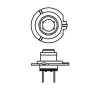 Bosch Truck/Lt 499 H7 24V 70W Px26D Part No - 1987302471