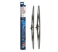 Bosch Twin Spoiler 584 S Front Windscreen Wipers, 2 Blades, 530 mm / 475 mm | Set of 2 Replacement Blades - Comes with Pre-assembled Quick-Clip Adapter - Only for left-hand drive (EU)