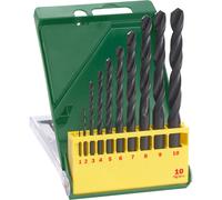 Bosch Twist Drill Set HSS-R DIN 338 Straight Shank 1 - 10mm 10-pcs